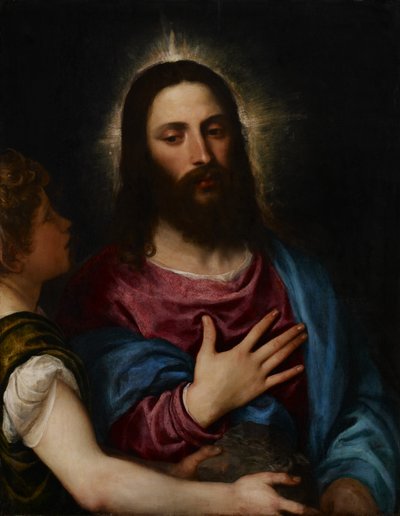 The Temptation of Christ by Tiziano Vecelli